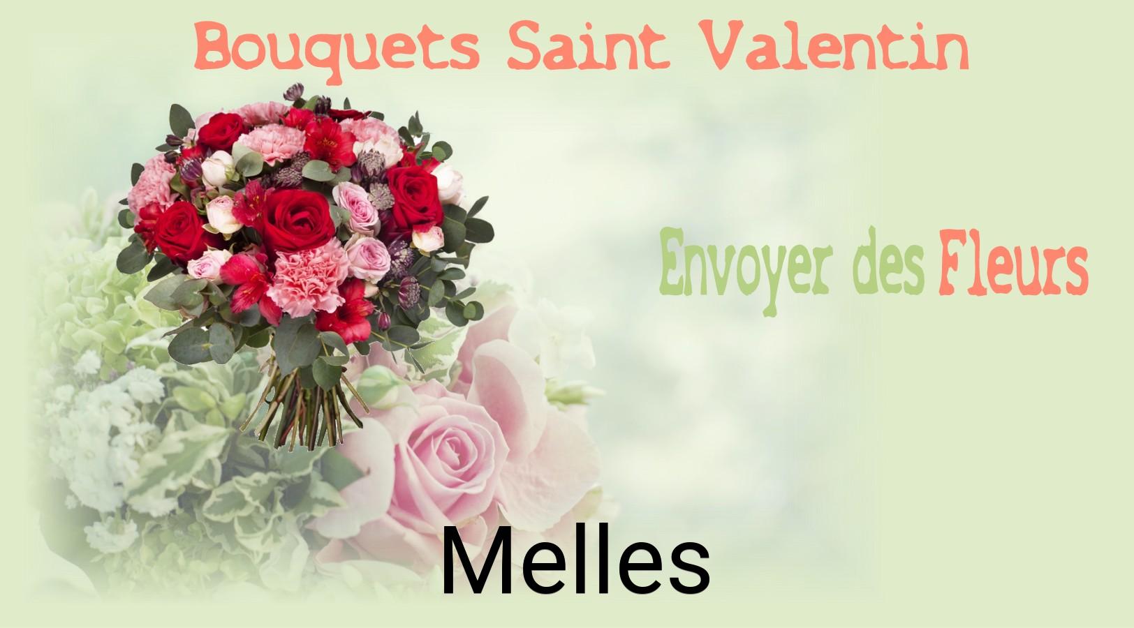Roses de Saint-Valentin livrées à Melles